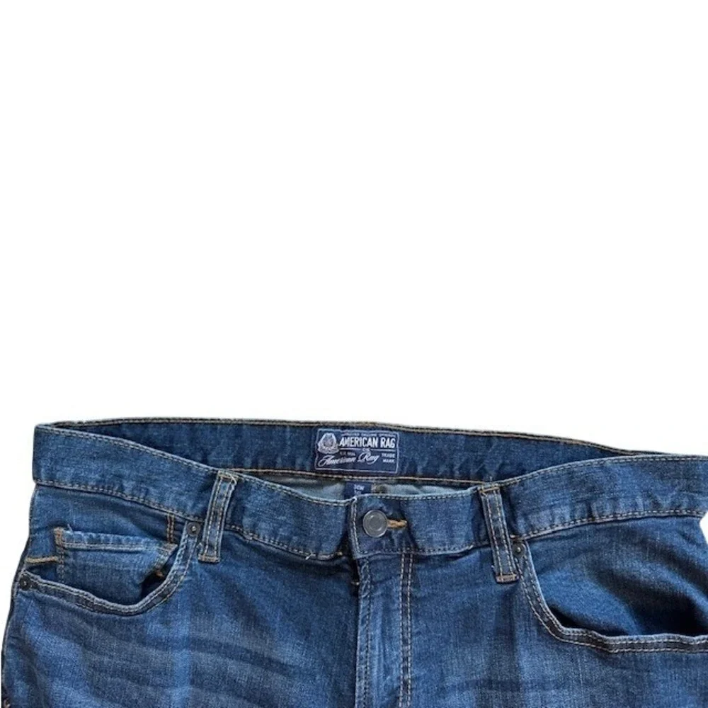 American Rag Mens Slim Straight Jeans Dark Wash‎ Denim 34x34